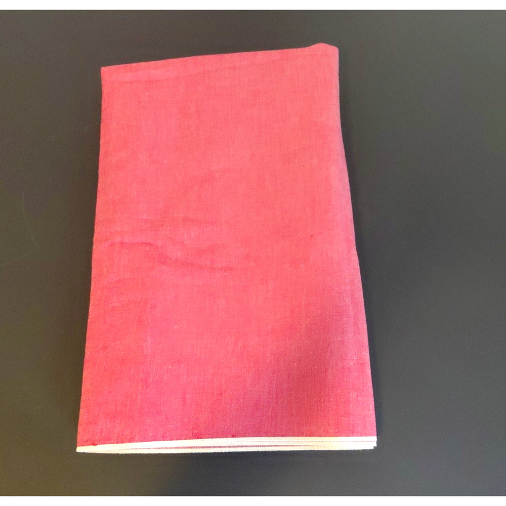Red Denim Fabric Vintage Cotton Lightweight Americana 2 Yards Country Cottage